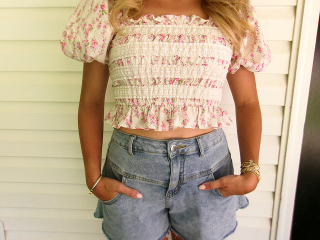 Coastal Bloom Top