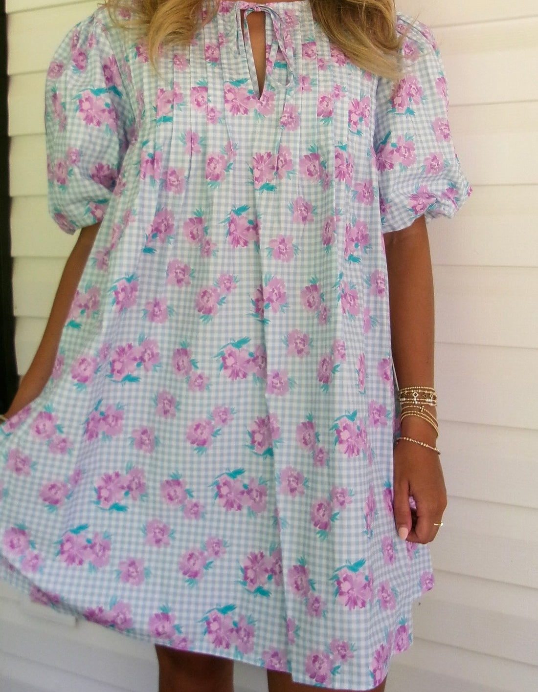 FLORAL MINI DRESS