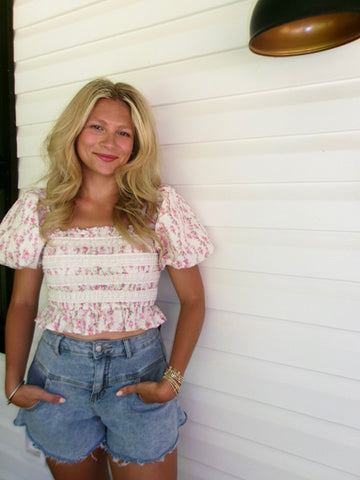 Coastal Bloom Top